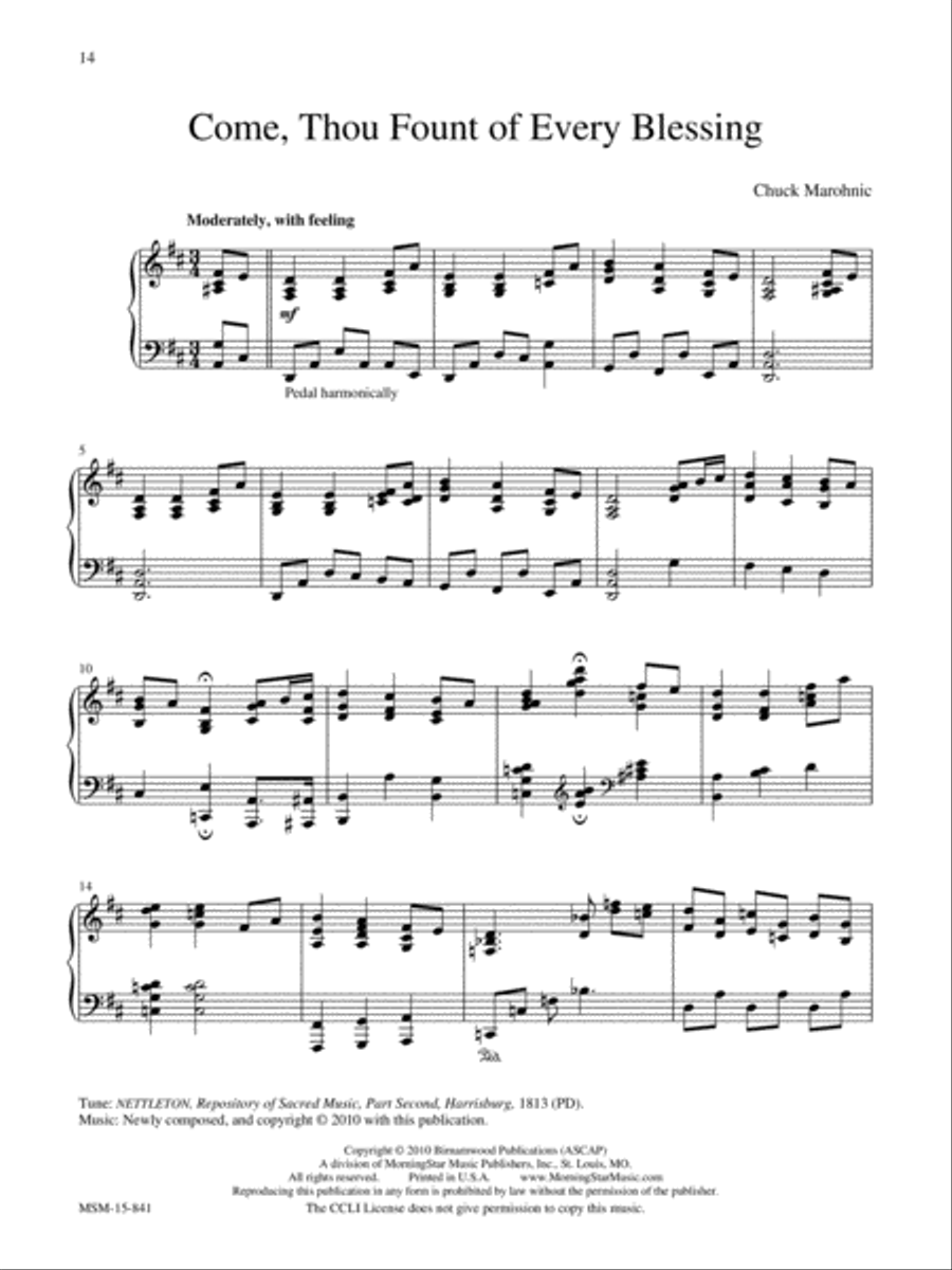Just a Closer Walk Piano Solo scores gallery preview page 5