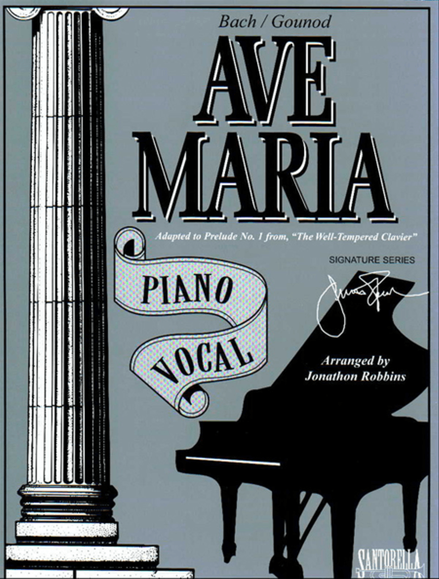 Ave Maria * Piano Vocal Edition * Bach - Gounod Voice scores gallery preview page 1