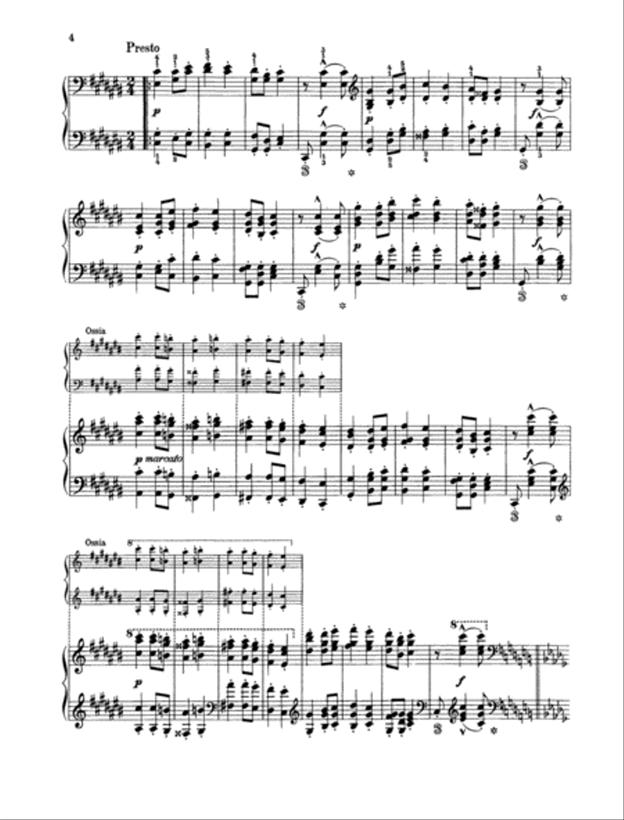 Hungarian Rhapsody No. 6 Piano Solo scores gallery preview page 3