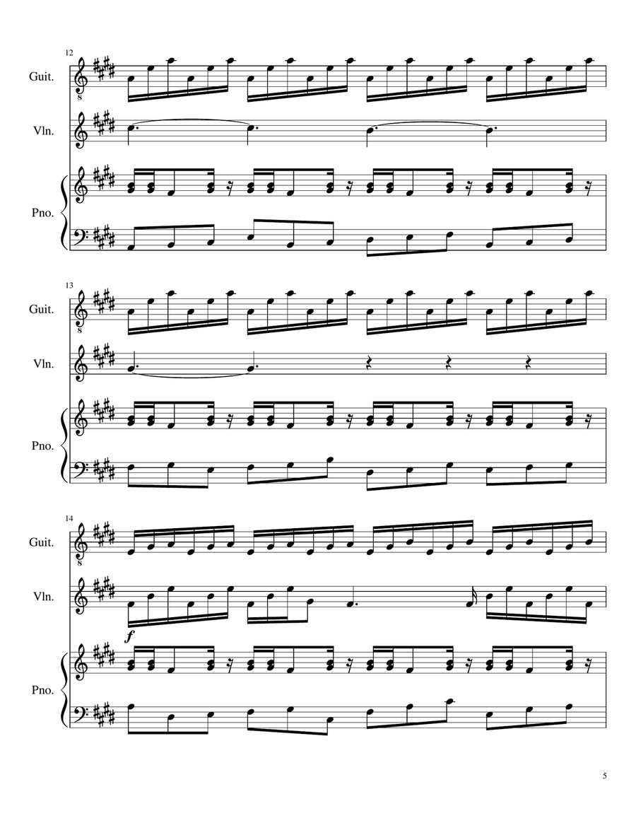 un fin de semana en albuquerque Small Ensemble scores gallery preview page 5