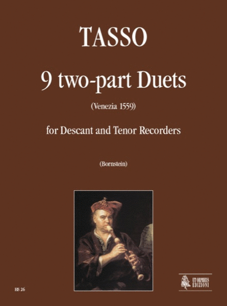 9 Duets (Venezia 1559) for Descant and Tenor Recorders Woodwind Duet - Sheet Music
