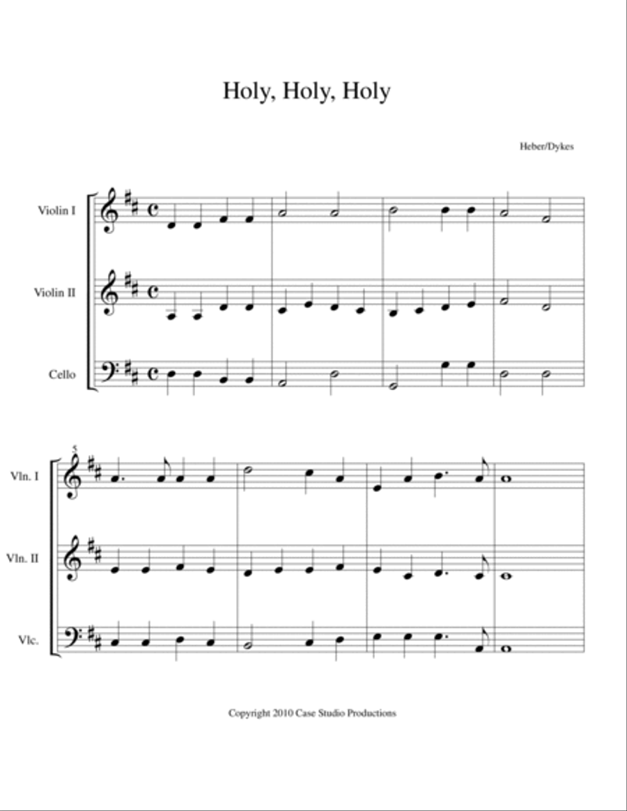 A Collection Of Hymns For String Trio book 2 String Trio scores gallery preview page 5