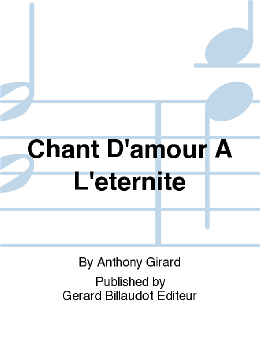 Chant D'Amour A L'Eternite Clarinet scores gallery preview page 1