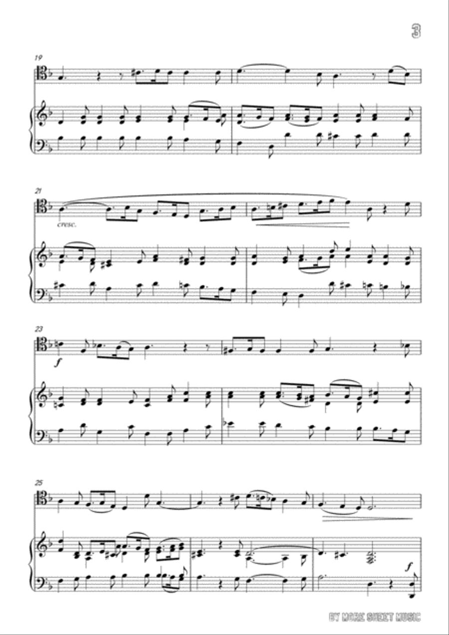 Handel-Affanni del pensier,for Cello and Piano Piano scores gallery preview page 5