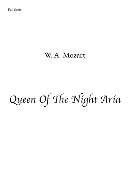 Queen Of The Night Aria Brass Quintet image number null