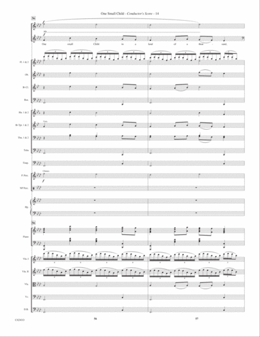 One Small Child Choir scores gallery preview page 15