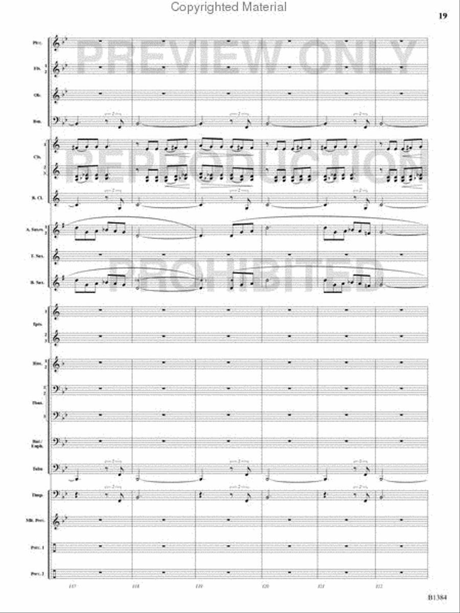 Summer Resounding! Concert Band scores gallery preview page 18