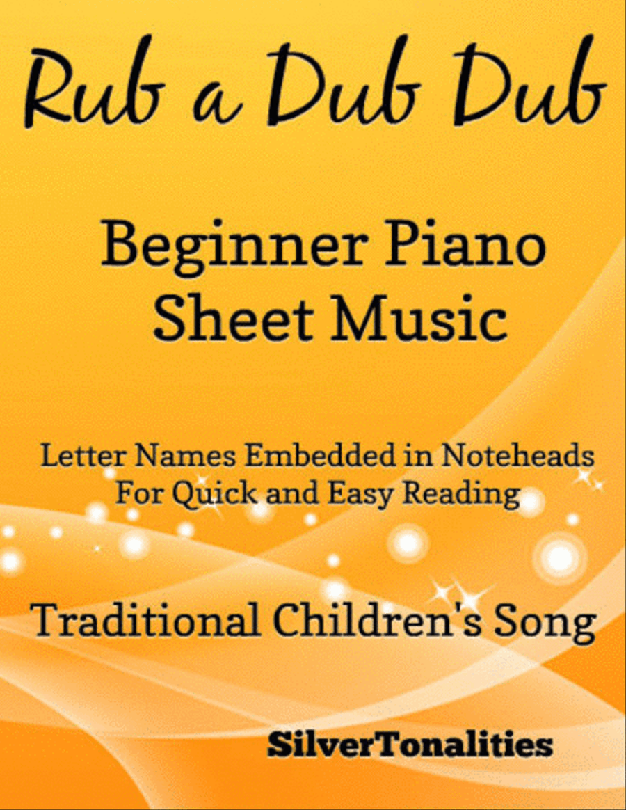 Rub a Dub Dub Beginner Piano Sheet Music Piano Method scores gallery preview page 1