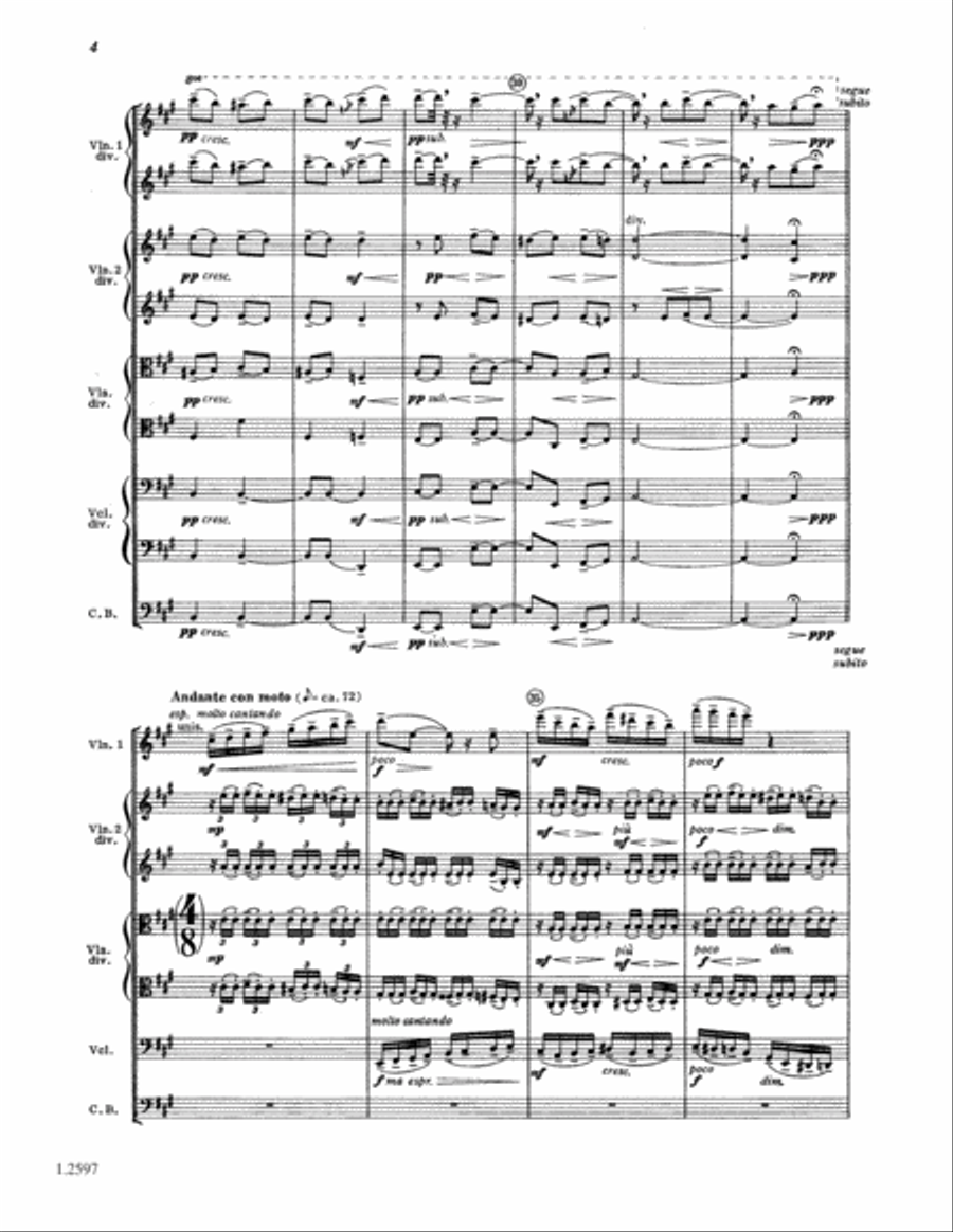 Transcendental Variations String Orchestra scores gallery preview page 3
