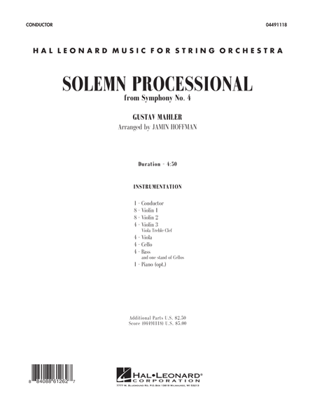 Solemn Processional (from "Symphony No. 4") - Full Score