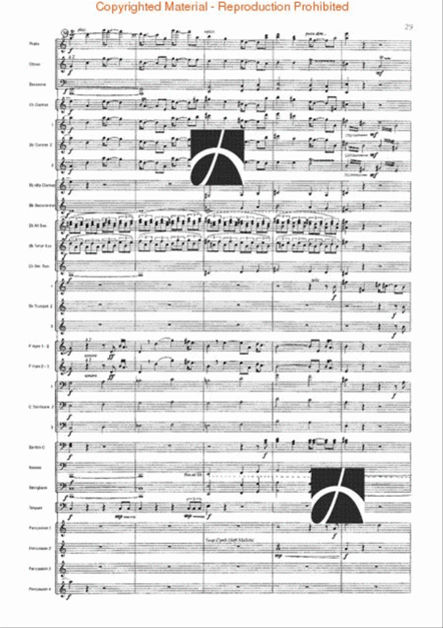 Spartacus Concert Band scores gallery preview page 30