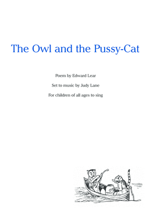 The Owl And The Pussy-Cat Easy to sing with piano accompaniment