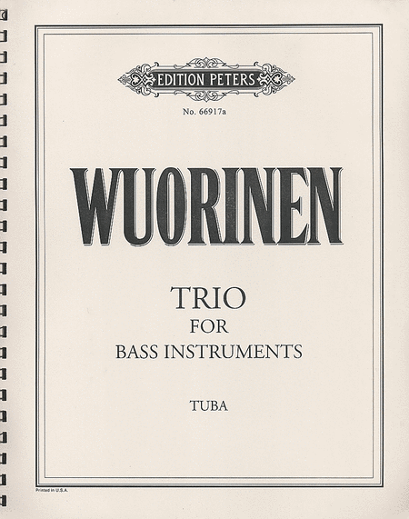 Trio for Bass Instruments