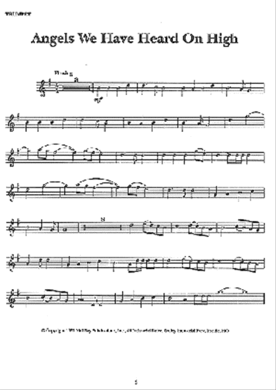 Christmas Solos for Trumpet Bugle scores gallery preview page 3
