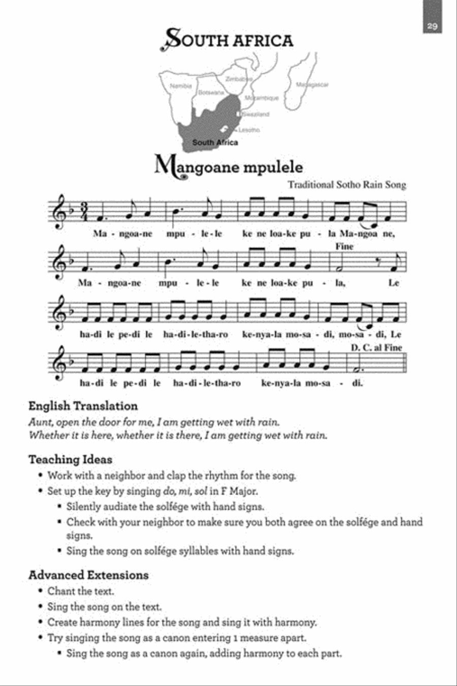 Wander the World with Warm-Ups Choir scores gallery preview page 6