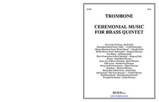 Book cover for Ceremonial Music for Brass Quintet