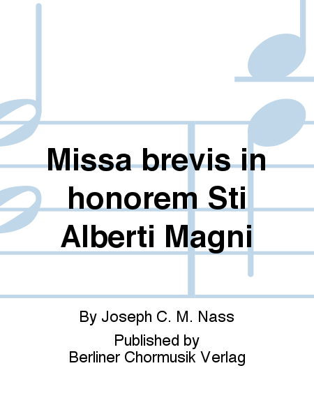 Missa brevis in honorem Sti Alberti Magni