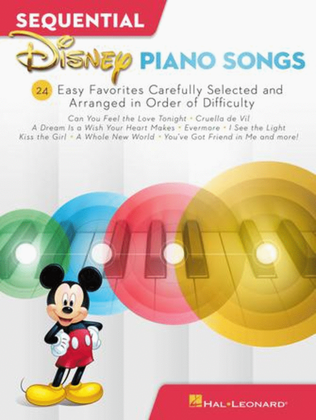 Book cover for Sequential Disney Piano Songs