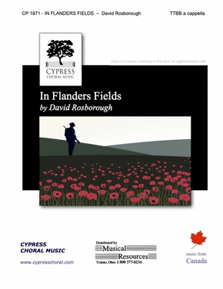 Book cover for In Flanders Fields - by David Rosborough