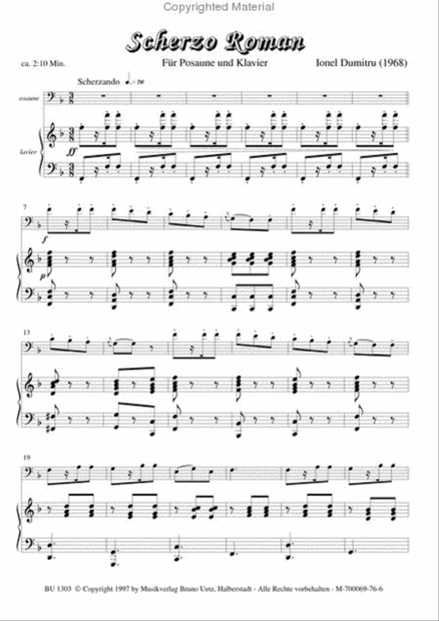 Scherzo Roman Piano Accompaniment scores gallery preview page 2