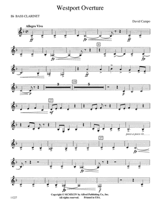 Westport Overture: B-flat Bass Clarinet