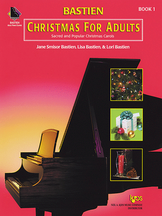 Book cover for Bastien Piano For Adults - Christmas, Book 1 (Book Only)