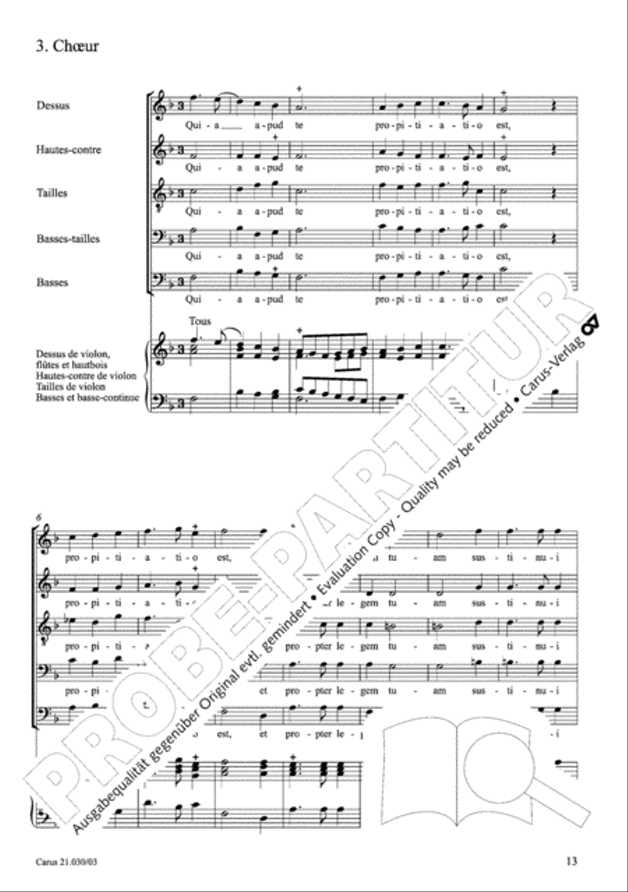 De profundis Men's Choir scores gallery preview page 14