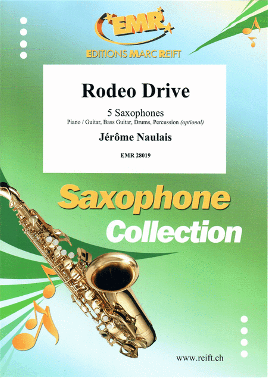 Rodeo Drive Saxophone Quintet scores gallery preview page 1