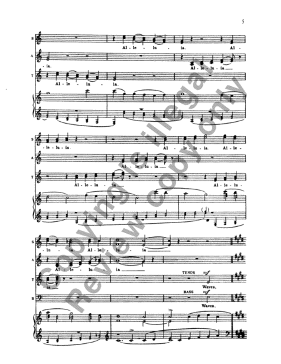 Psalm 148: Lord, Who Hast Made Us (Organ/Vocal Score) 4-Part scores gallery preview page 14