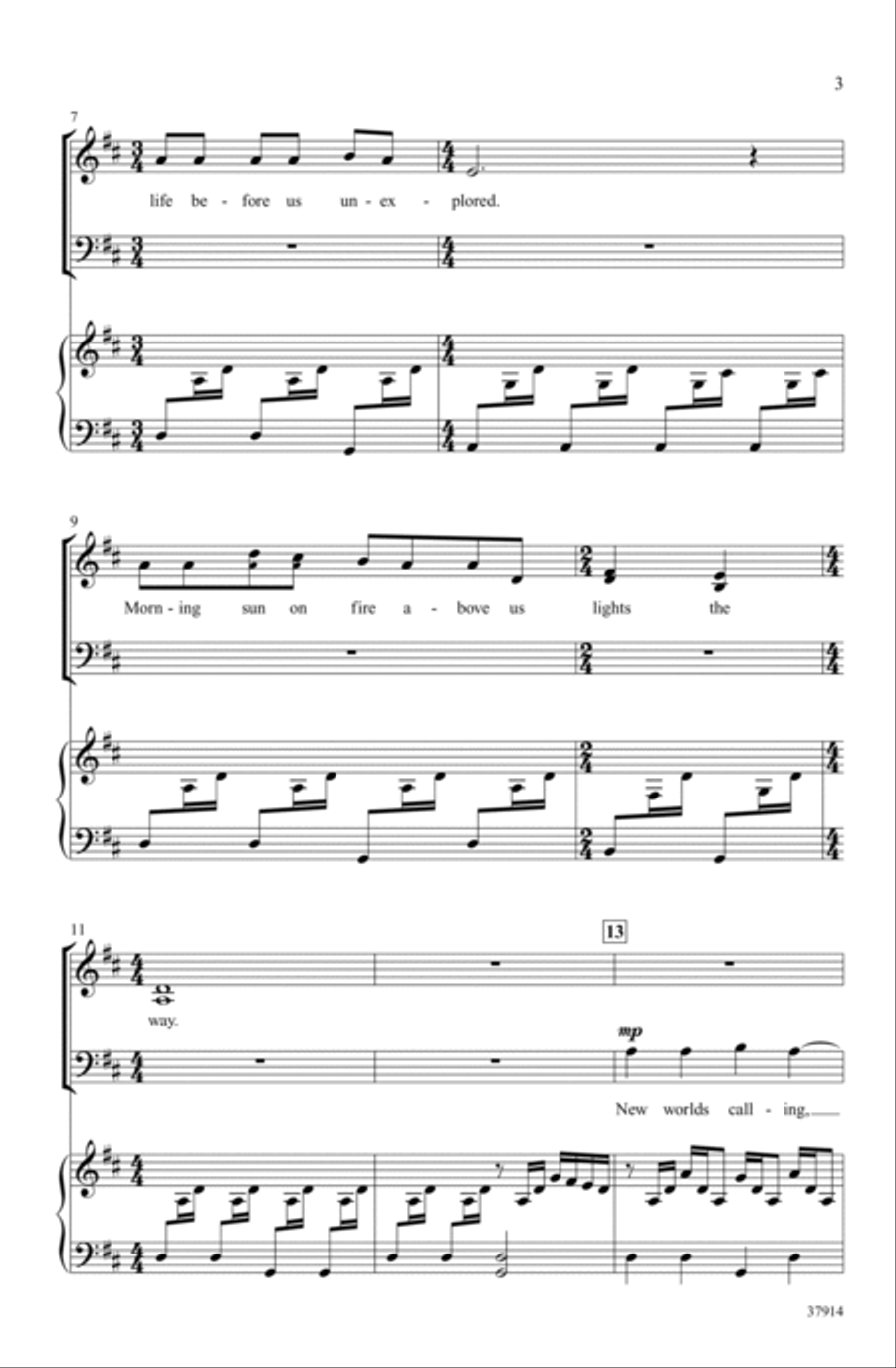 Closer to the Flame 3-Part scores gallery preview page 2