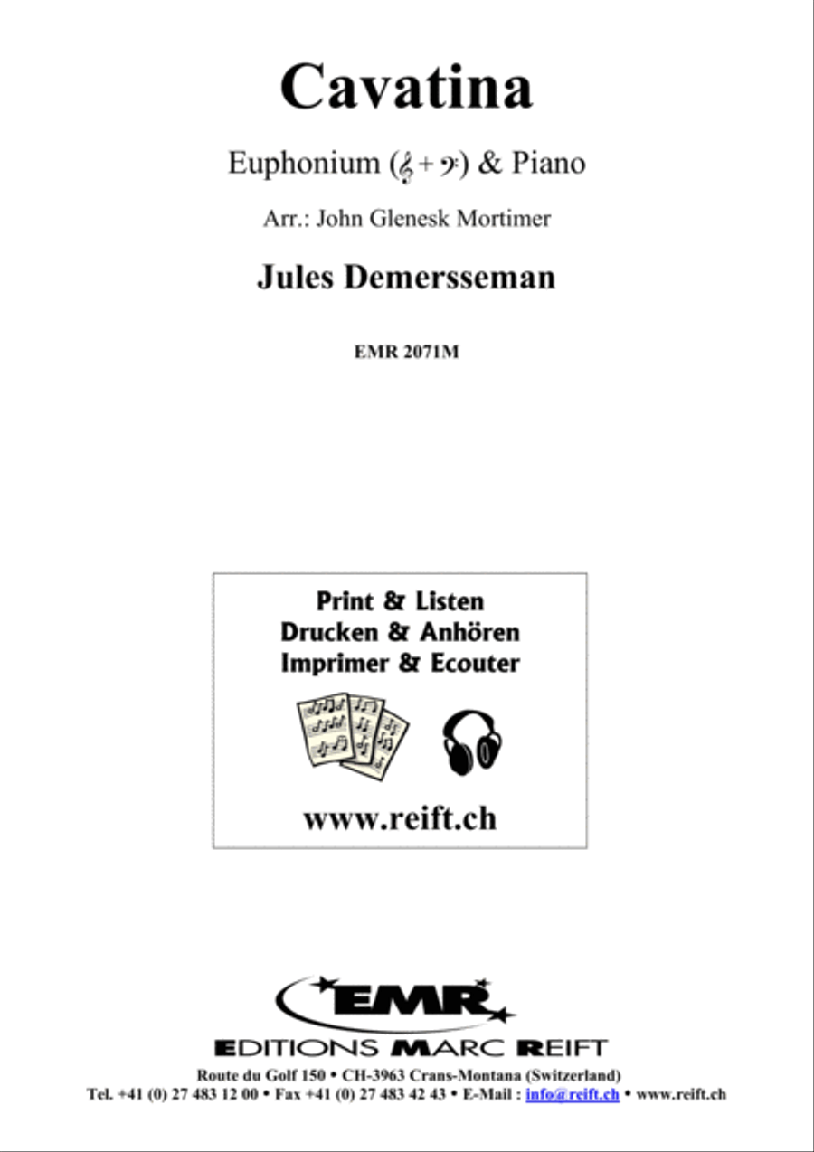 Cavatina by John G. Mortimer Euphonium - Sheet Music page 2