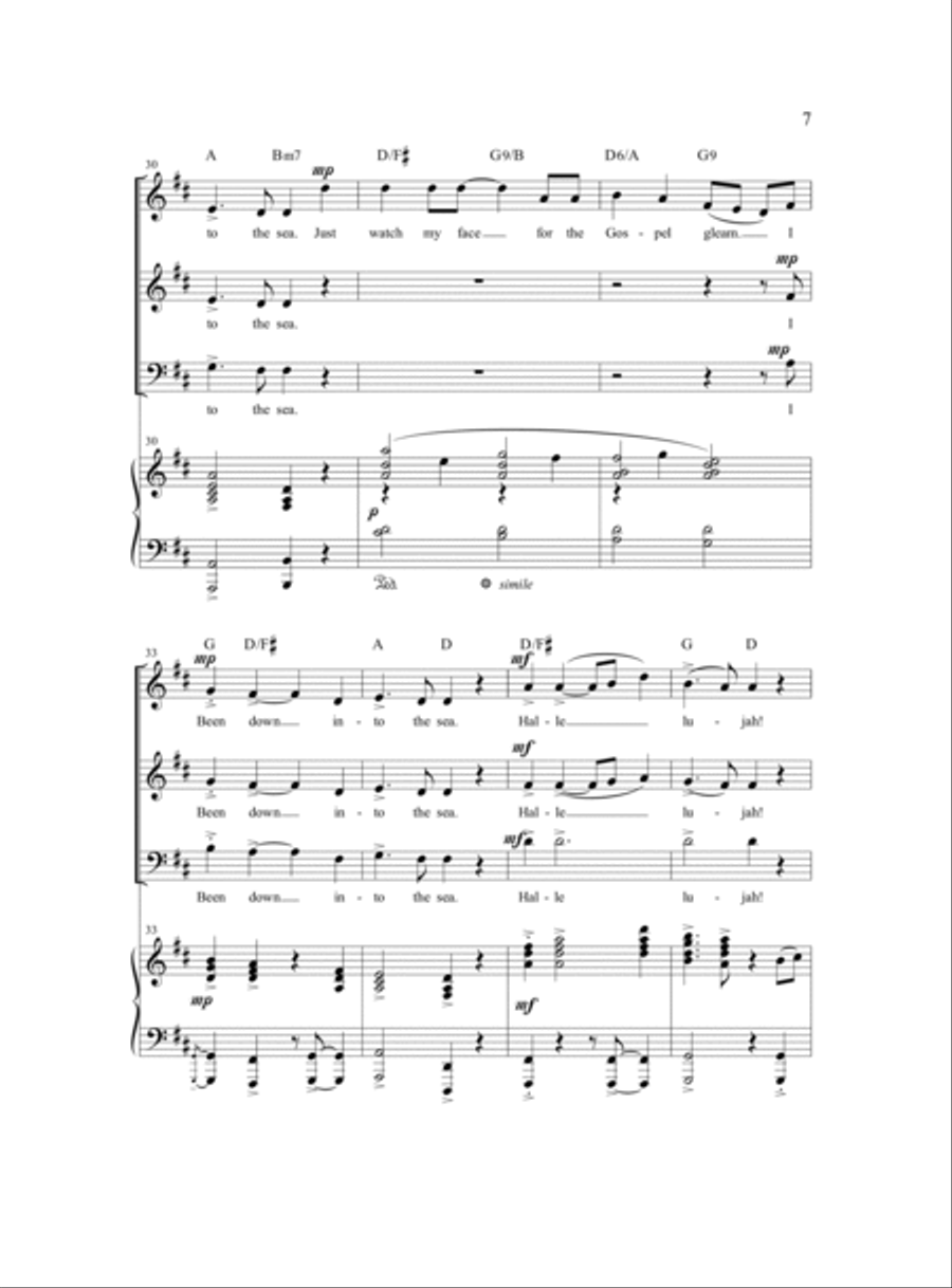 Been Down to the Sea Been Down to the Sea 3-Part scores gallery preview page 12