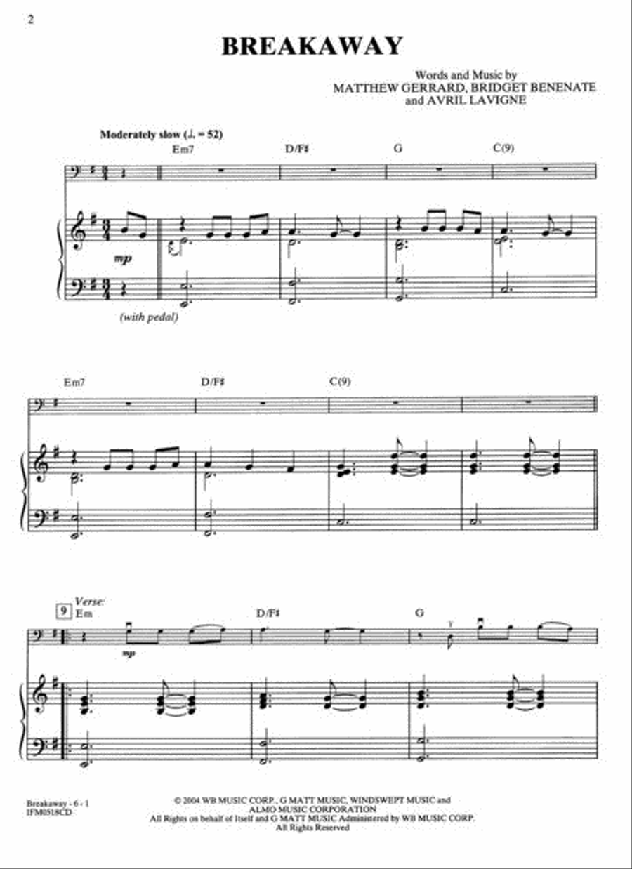Pop Hits for the Instrumental Soloist Piano Accompaniment scores gallery preview page 2