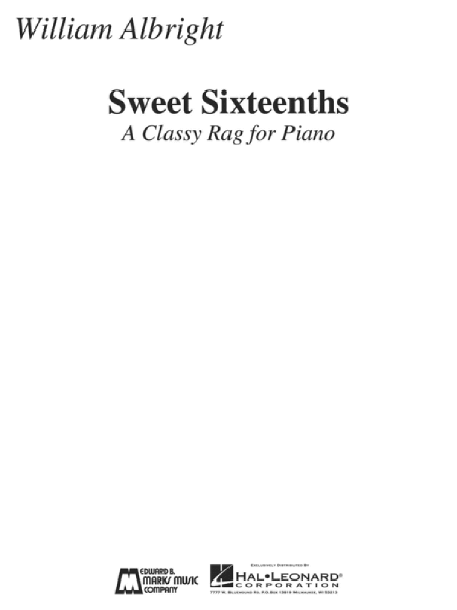 Sweet Sixteenths Sweet Sixteenths Piano Solo scores gallery preview page 1