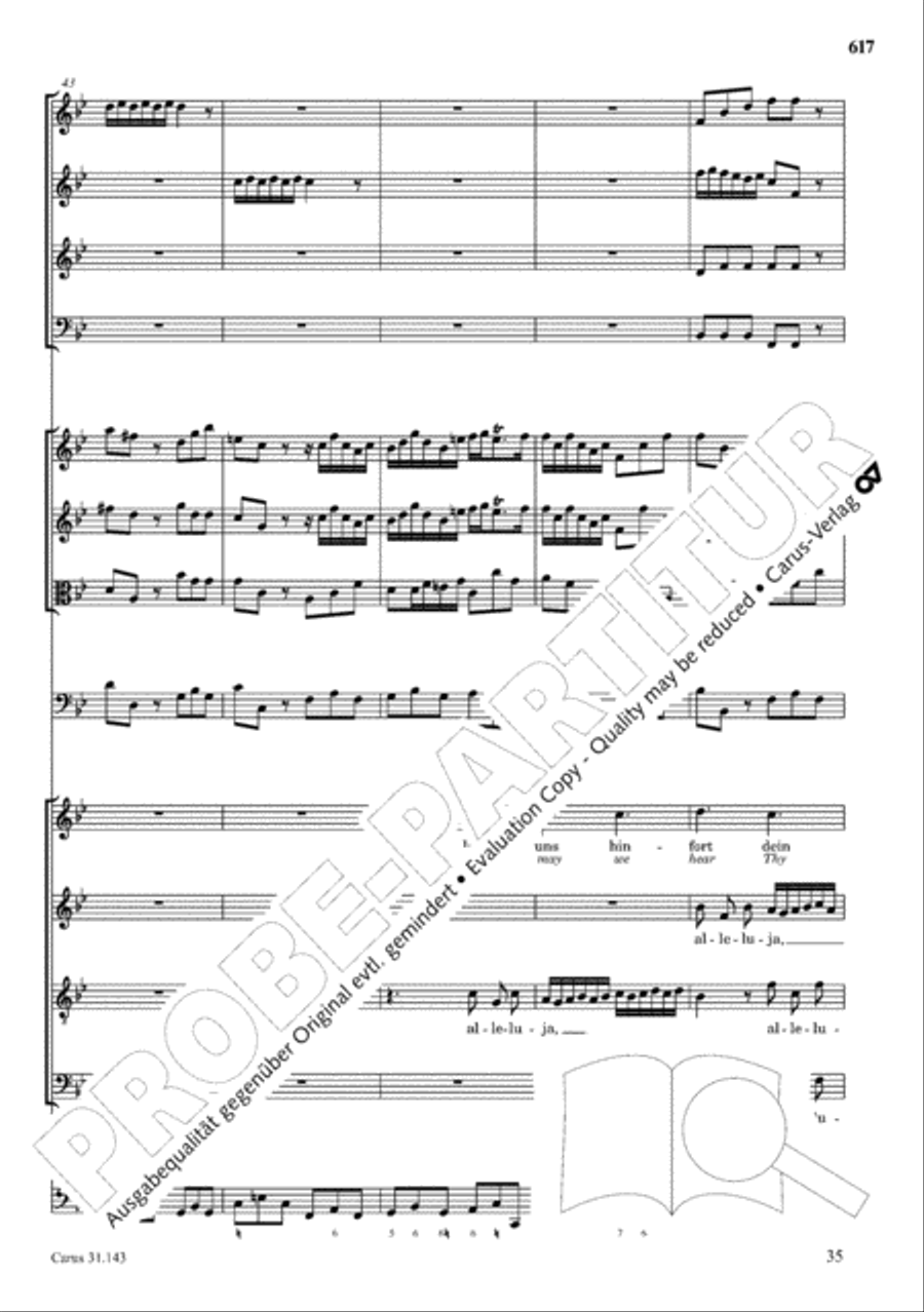The Complete Sacred Vocal Works (Das geistliche Vokalwerk) Voice scores gallery preview page 616