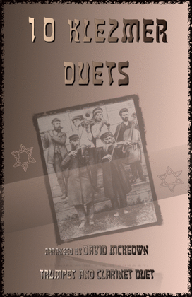 Book cover for 10 Klezmer Duets for Trumpet and Clarinet
