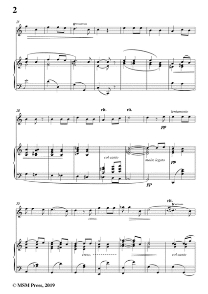Tosti-Addio!, for Flute and Piano image number null