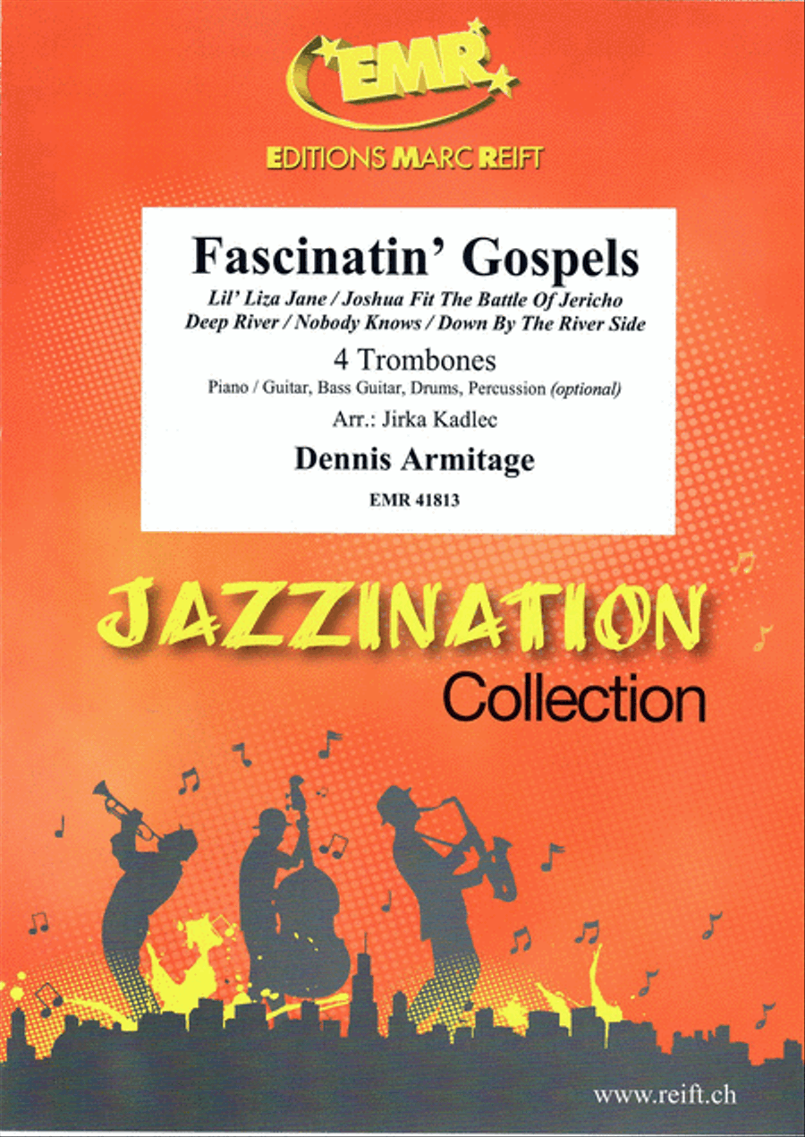 Fascinatin' Gospels Fascinatin' Gospels Trombone Quartet scores gallery preview page 1