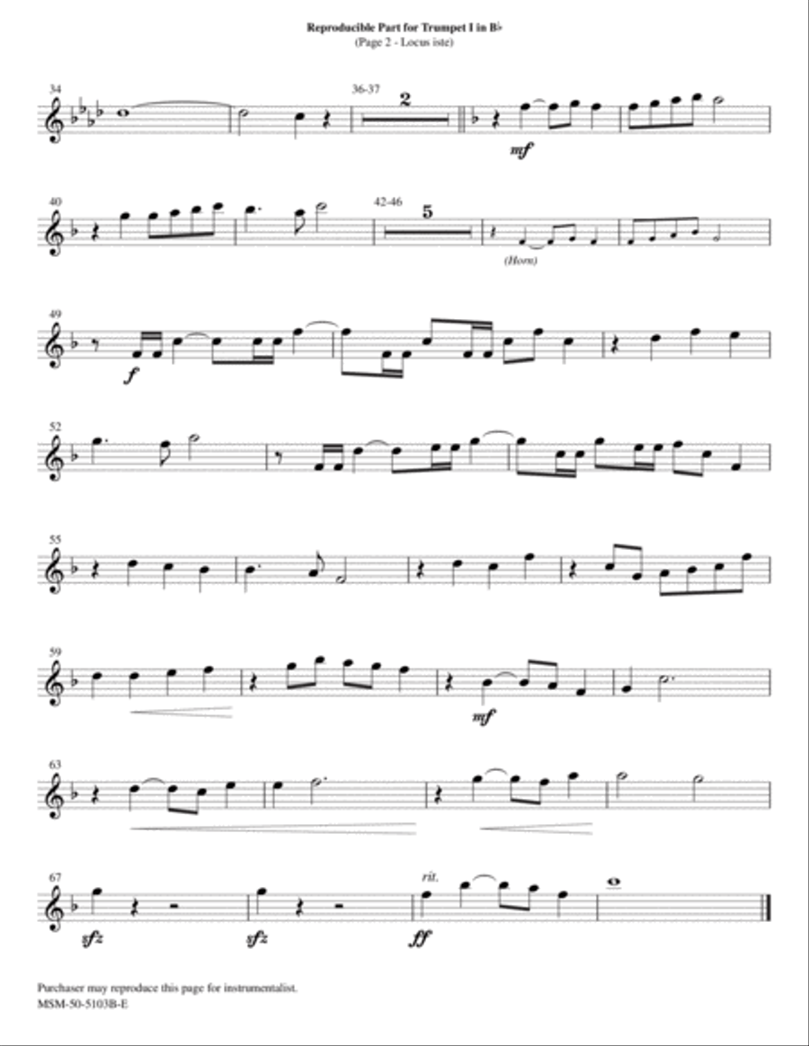 Locus Iste Choir scores gallery preview page 2