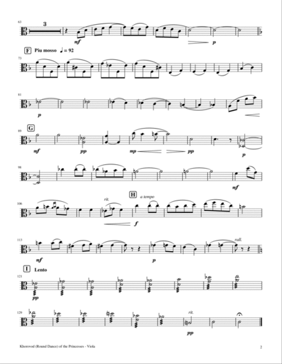 Firebird Suite String Quartet scores gallery preview page 6