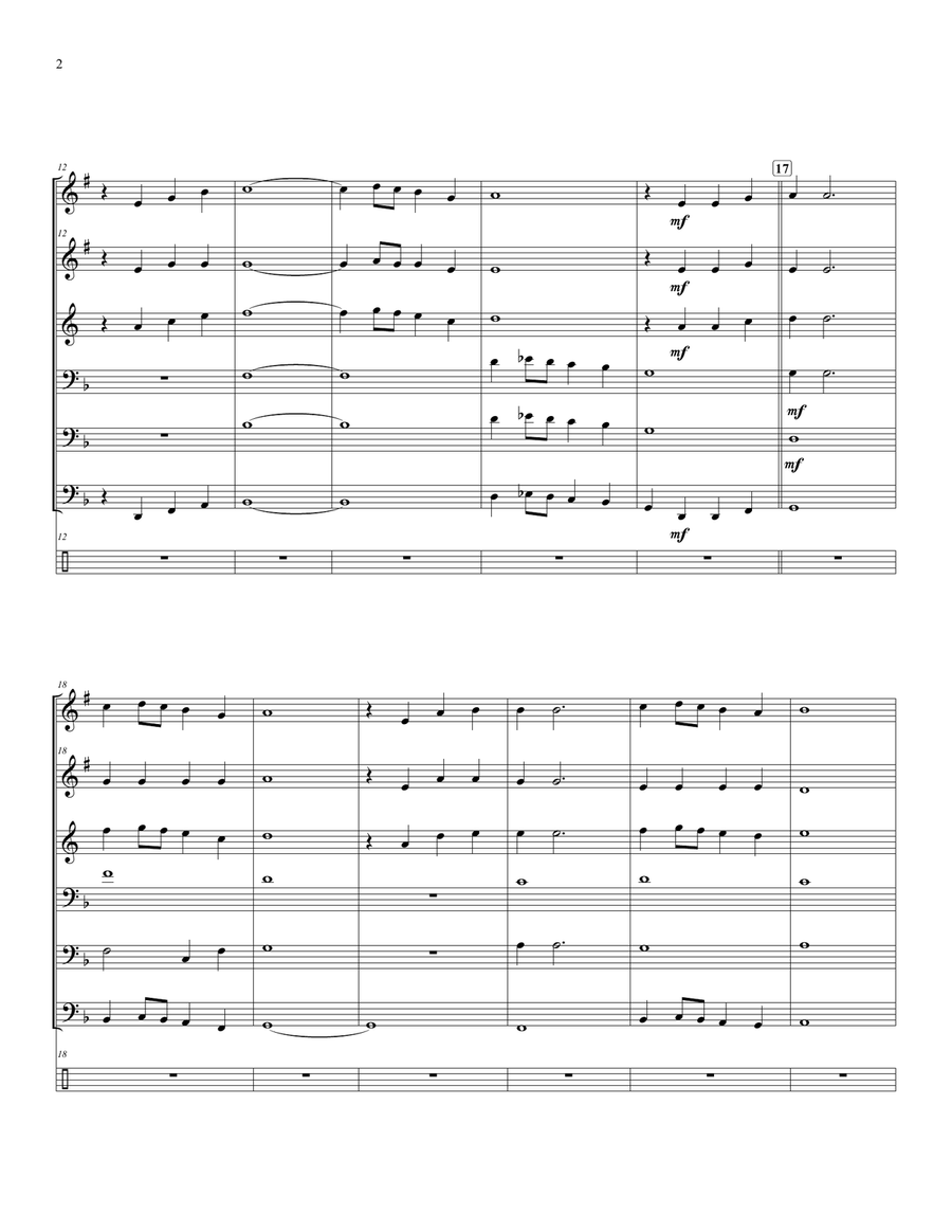 Misty Mountain Large Ensemble scores gallery preview page 2