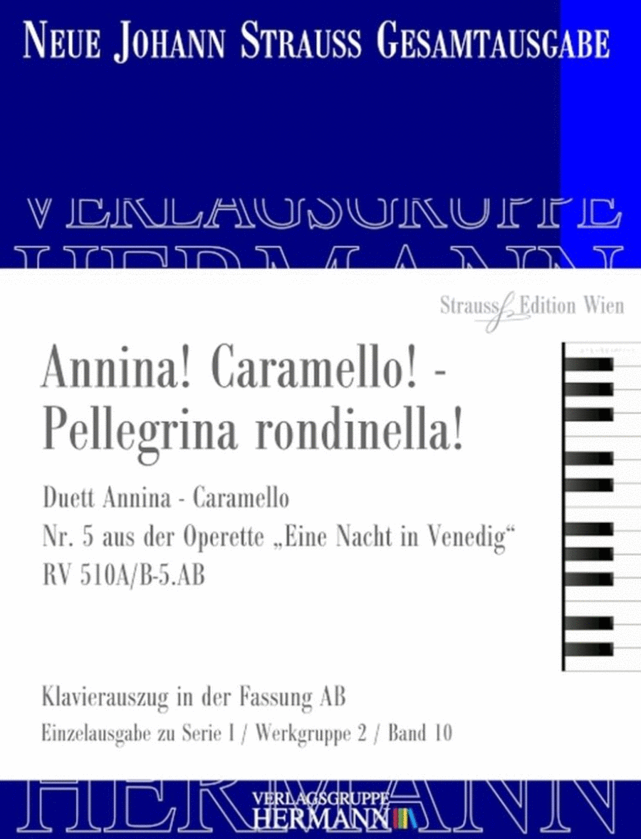 Eine Nacht in Venedig - Annina! Caramello! Tenor Voice scores gallery preview page 1
