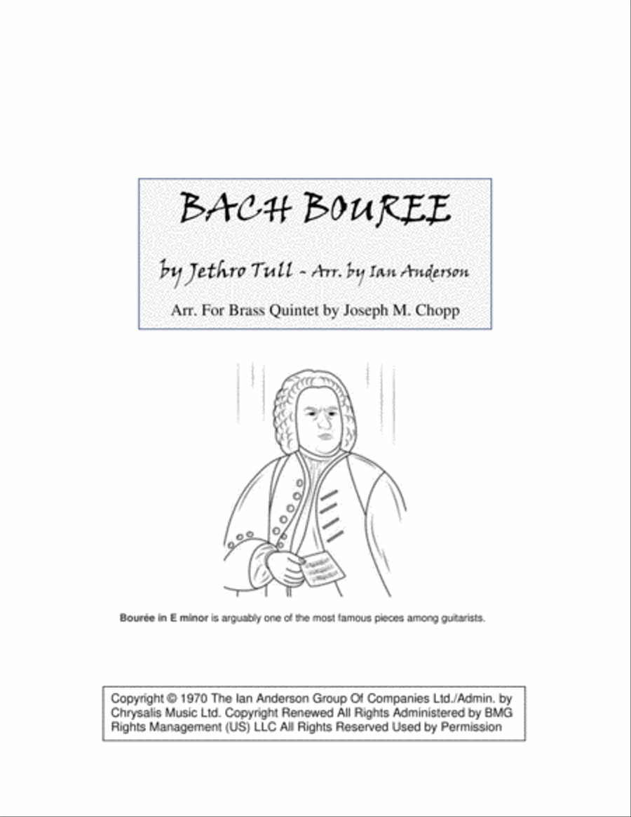 Bouree Brass Ensemble scores gallery preview page 1