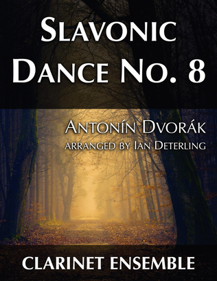 Book cover for Slavonic Dance No. 8 (arr. for clarinet ensemble)