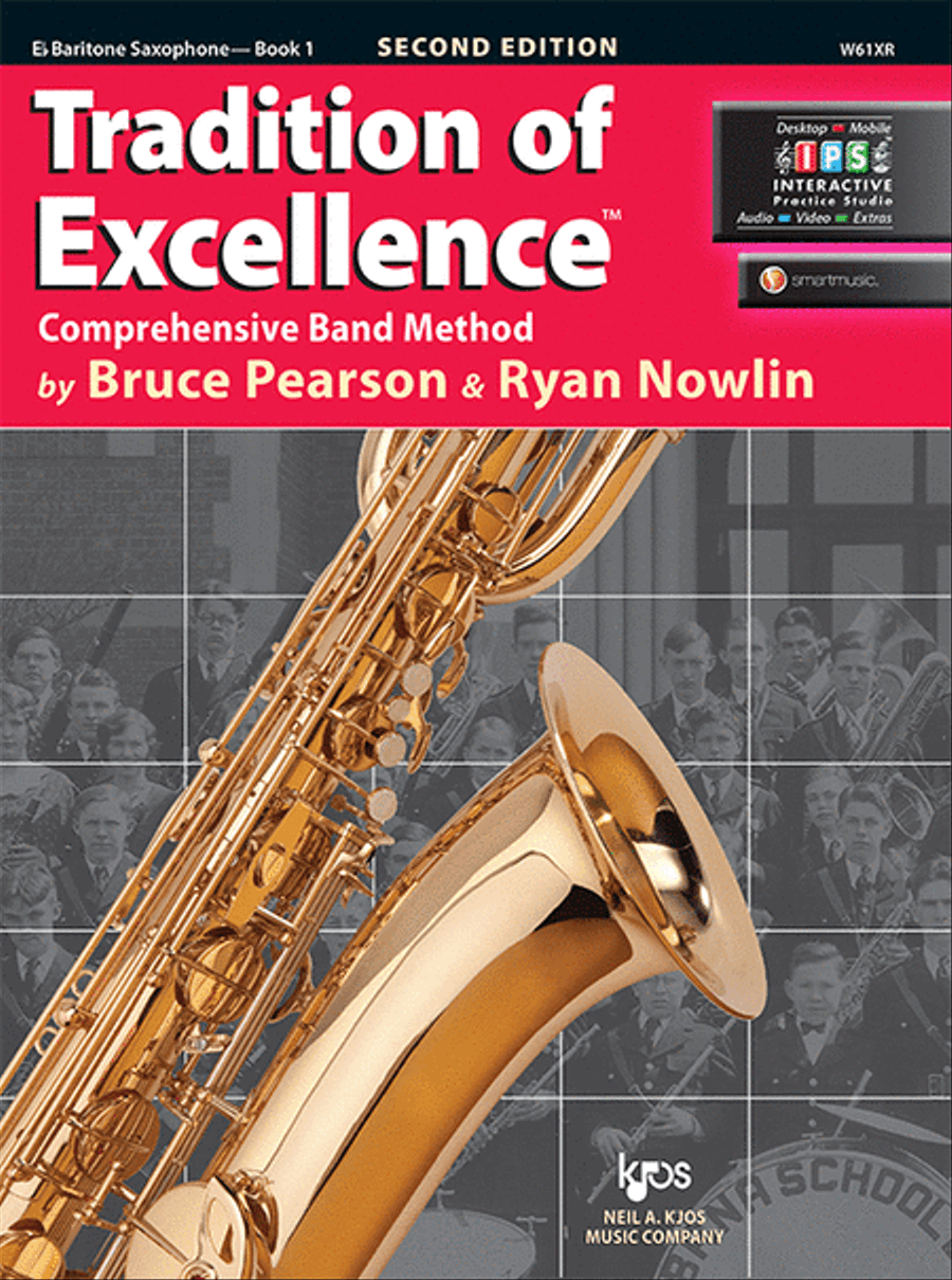 Tradition of Excellence Book 1 - Eb Baritone Saxophone Concert Band Methods scores gallery preview page 1