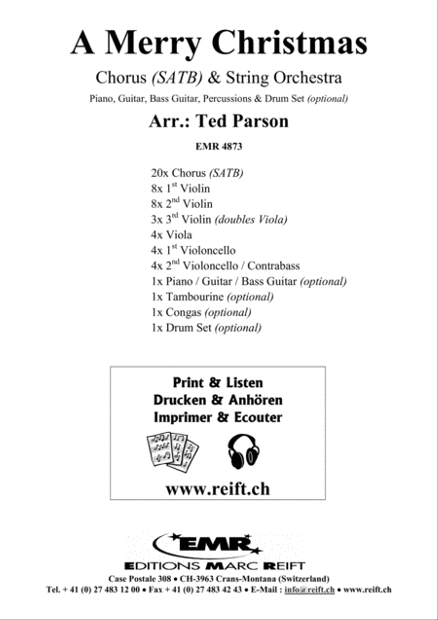 A Merry Christmas String Orchestra scores gallery preview page 2