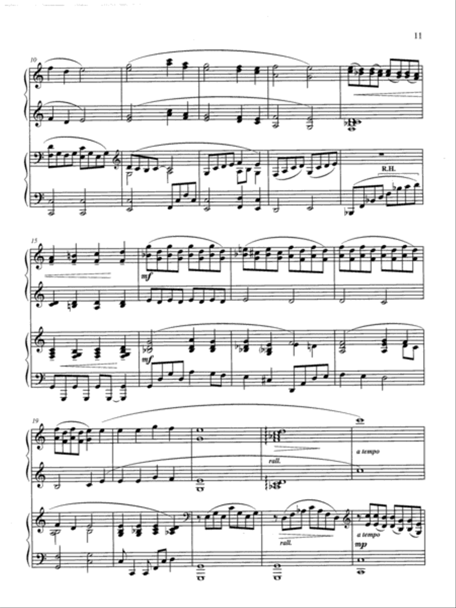 Classic Hymns for 4-Hand Piano, Vol. 1 Piano Accompaniment scores gallery preview page 3