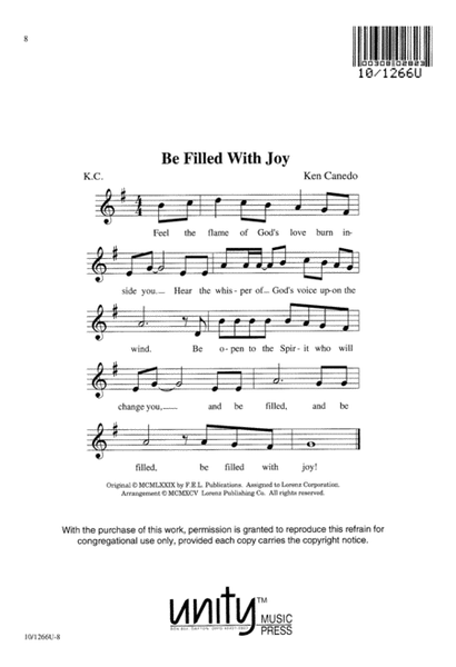 Be Filled with Joy