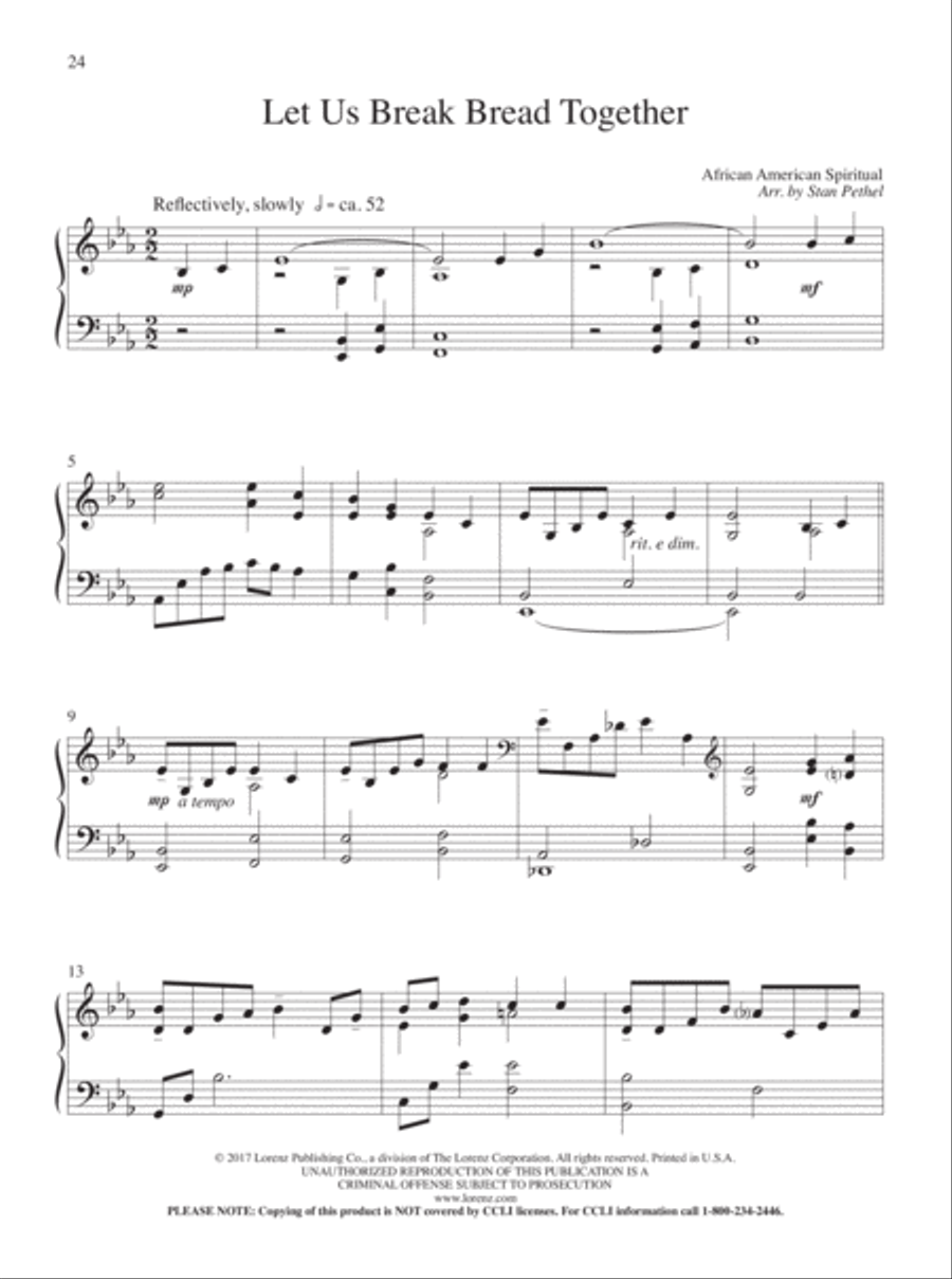 Portraits of Praise Piano Solo scores gallery preview page 14
