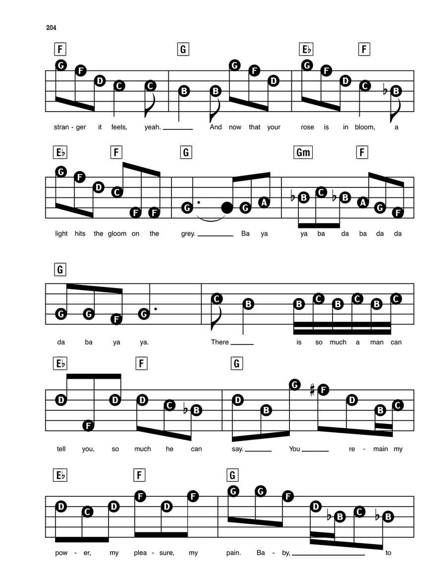 Kiss From A Rose Electronic Keyboard scores gallery preview page 3